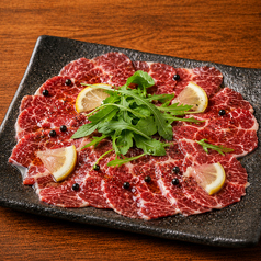 馬肉のカルパッチョ