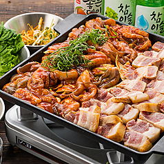 サムギョプサルと韓国料理 コギソウル 梅田お初天神店のコース写真