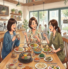 ランチのママ会、女子会、週末家族での食事会等々歓迎！