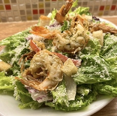 グリルエビのシーザーサラダ