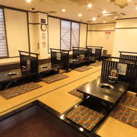 ◎当店は全席掘りごたつとなっております