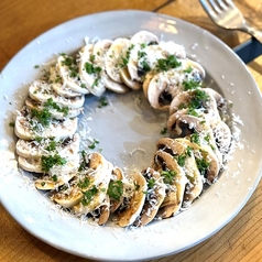 ■ホワイトマッシュルームのミニリースサラダWhite Mushroom mini Wreath salad