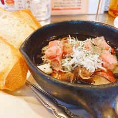 具材を選べるあなただけのアヒージョ