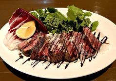 黒毛和牛あ５ランクの炭火焼き Wagyu grilled over charcoal