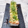 料理メニュー写真 ロング炙りサーモンチーズ寿司
