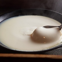 出来立ての自家製蒸し上げ豆富食べ放題！