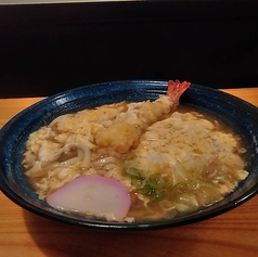 海老天とじうどん【温】