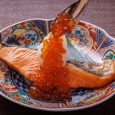 こぼれいくらの焼き鮭