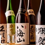 全国の希少な銘酒・日本酒が20種類以上多数！錦糸町駅で個室居酒屋なら是非当店へ。