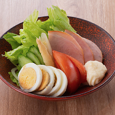 親父の好きなハム玉子サラダ