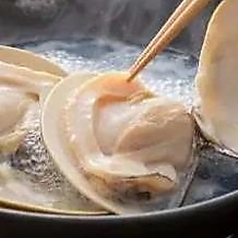 桑名蓄養蛤しゃぶしゃぶ　1人前