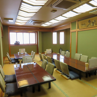 個室完備＆最大32名様OKの座敷でゆったり