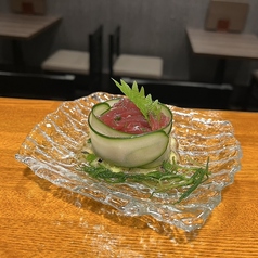 まぐろタルタル 伝統調味料いり酒梅かつおの香り