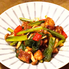 鶏のオイスターソース炒め