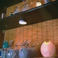 幻想的な雰囲気漂うキャンドルがズラリ