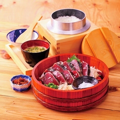 [土佐伝統・名物]　わら焼き鰹の塩たたき定食