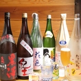 日本酒、果実酒を中心に日替わりのラインナップでドリンクメニューも充実しております。