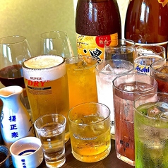 アルコール・ソフトドリンクまで全38種類 飲み放題