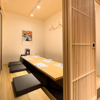 【少人数向け個室】2名様から個室にご案内可能です