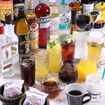 2次会に！多彩なドリンクご用意しています、飲み放題120分２，５００円(税込）♪