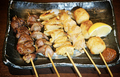 料理メニュー写真&nbsp;串焼き5本盛合わせ