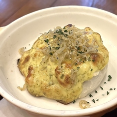 里芋と海老のマスタード焼き