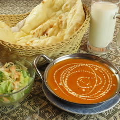 みんな食べやすいバターチキンランチ♪