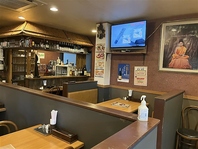 広くてきれいな店内