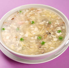 五目豆腐とろみスープ