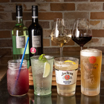 時間延長OK♪お好きなメニューを注文できる「単品飲み放題」は60分980円(税抜)◎お酒の種類が豊富！