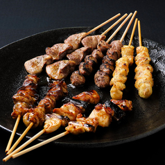 串焼の盛り合わせ(10本)