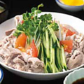 料理メニュー写真&nbsp;山形豚の冷しゃぶサラダ定食