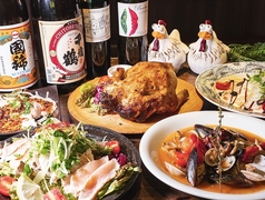 炭焼きチキンダイニング NORTH Wood Base すすきののコース写真