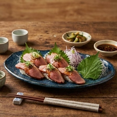 合鴨燻製寿司　四貫