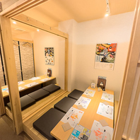 【大人数向け個室】10名以上での宴会もお任せください