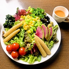 10品目の野菜のグリーンサラダ