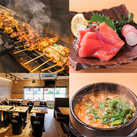 備長炭で焼く香ばしいやきとんが自慢！宴会にも使える蒲田の大衆酒場♪