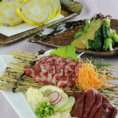 新鮮な馬刺しも毎日ご用意しております