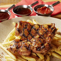 ステーキ＆フリッツ【銘柄鶏 もも 230g ～】