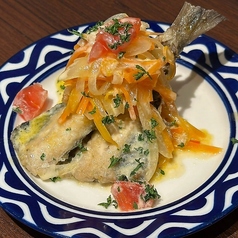 イワシの南蛮漬け～白胡麻ソース～
