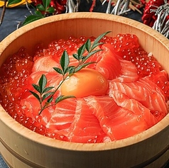 贅沢サーモンいくらづくし御膳