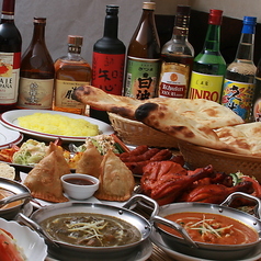 【2H飲み放題&カレー・ナン食べ放題!】タァバンパーティーコース 12品 4000円(税込)★2名様より