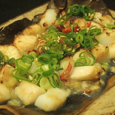 魚介の昆布焼き もろみ醤油