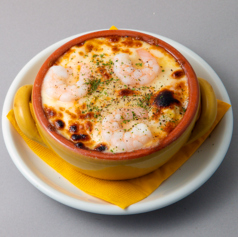 海老とチーズのとろけるスフレフリッタータ