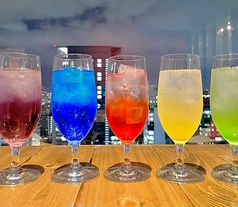 Granbellhotel Osaka Rooftop Bar グランベルホテルオオサカルーフトップバーのコース写真