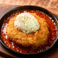 春キャベツの鉄板メンチカツ