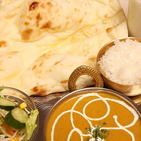 リーズナブルなランチセットで本格カレーをご提供◎