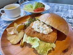 タルタル海老カツバーガーランチ