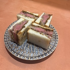 牛カツサンド