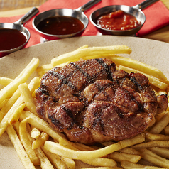 ステーキ＆フリッツ【国産豚肩ロース 250g】